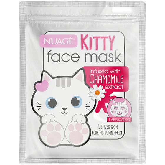 Nuagé Kitty Gesichtsmaske mit Kamillenextrakt 1 Stück