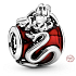 Charme Sterling Silber 925 Disney, Mushu, Mulan, Perle auf Armband Film