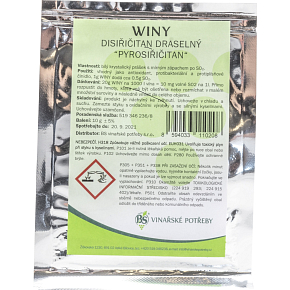 Winy Kaliumdisulfit für Lebensmittel, Konservierungsmittel E 224, 10 g Winy Kaliumdisulfit für Lebensmittel, Konservierungsmittel E 224, 10 g