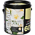 REMAL Vinyl Color mat waschbare Wandfarbe, 600 vanillegelb, 3,2 kg