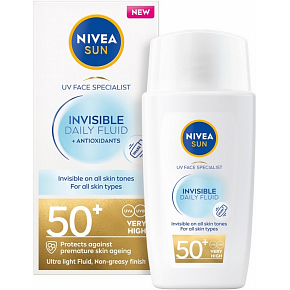Nivea Sun Invisible Daily Fluid OF 50 Gesichtscreme 40 ml