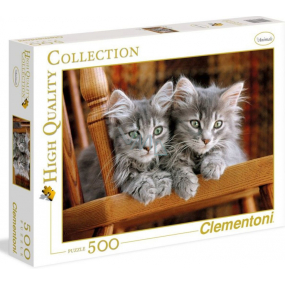 Clementoni Puzzle Kätzchen 500 Teile, empfohlen ab 8 Jahren