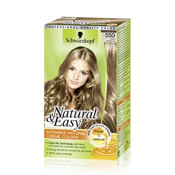 Schwarzkopf Natural & Easy Haarfarbe 550 Dark Fawn Satin