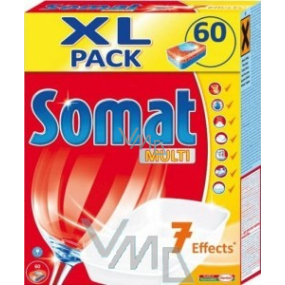 Somat Soda Effect 7 Multi Tabletten in der Spülmaschine 60 Tabletten