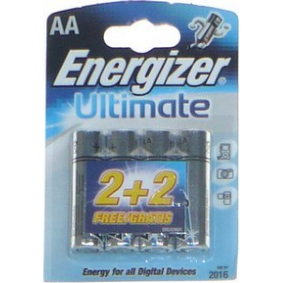 Energizer AA LR6 1.5V Ultimate Batterien 2 + 2 Stück