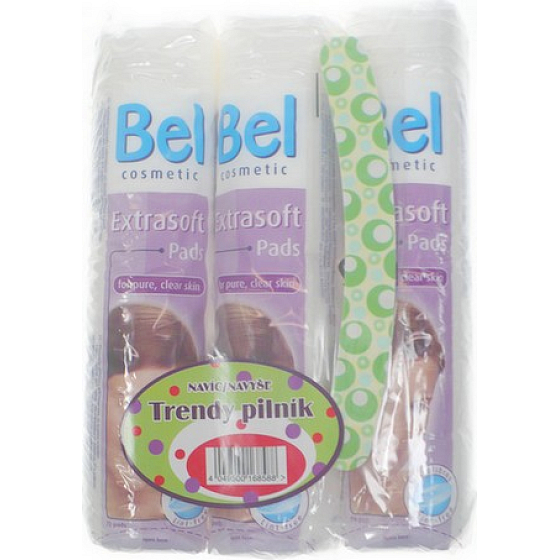 Bel Cosmetic Cosmetic Tampons 3 x 70 Stück + Nagelfeile