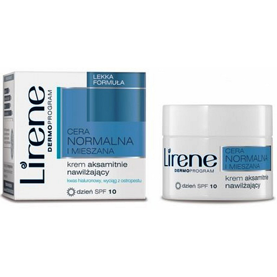 Lirene Normal und Mischhaut tägliche Samt Feuchtigkeitscreme 50 ml
