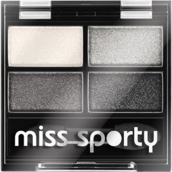 Miss Sporty Studio Colour Quattro Lidschatten 404 Real Smoky/Smoky Black 3,2 g