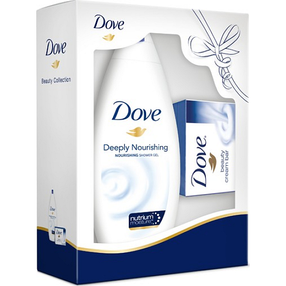 Dove Original Duschgel 250 ml + Toilettenseife 100 g, Kosmetikset