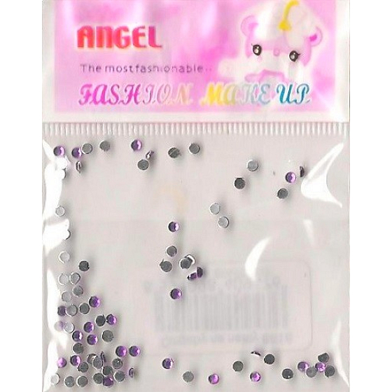 Angel Nail Dekorationen Strass lila 1 Packung