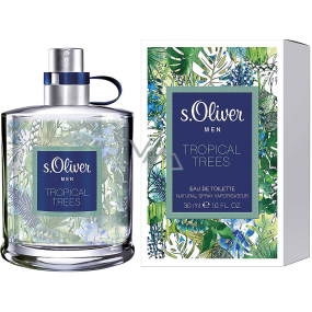 s.Oliver Tropical Trees Men EdT 30 ml Eau de Toilette Ladies