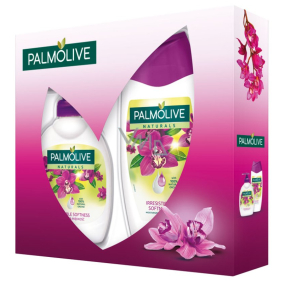 Palmolive Naturals Unwiderstehliche Weichheit Natürliches Orchideenduschgel 250 ml + Flüssigseifenspender 300 ml, Kosmetikset