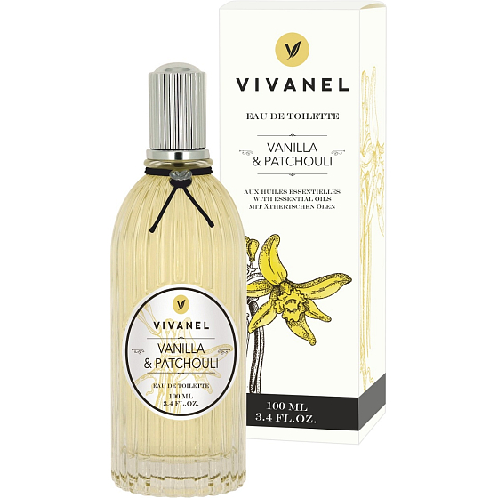 Vivian Gray Vivanel Vanille & Patchouli Luxuriöses Eau de Toilette mit ätherischen Ölen für Frauen 100 ml