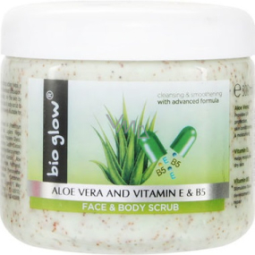 Bio Glow Aloe Vera Peeling für Gesicht und Körper 300 ml