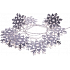Emos Snowflakes Metallkette 1,35m - 10 LED Warmweiß + Timer