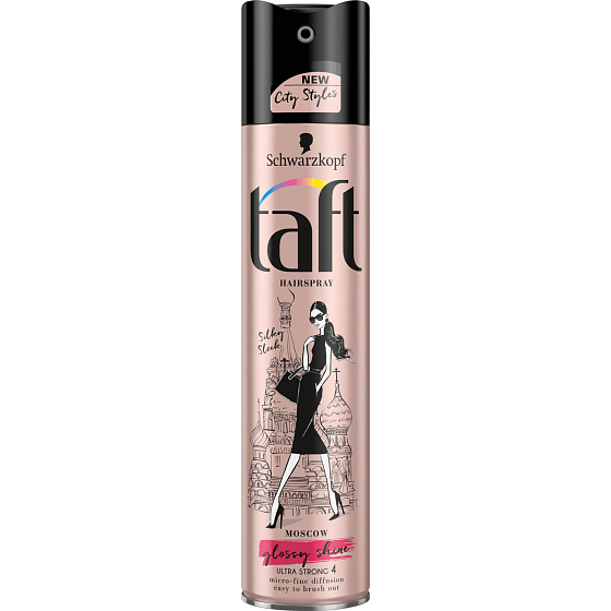 Taft City Styles Moskau Silky Sleek Glossy Shine ultra starke Fixierung 4 Haarspray 250 ml