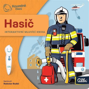 Albi Magic liest interaktives Minibuch Hasič, ab 5 Jahren