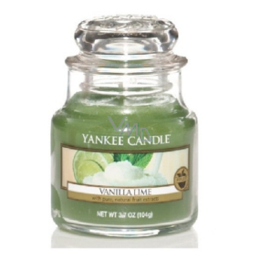 Yankee Candle Vanilla Lime - Vanille mit Limette Klassische Kerze Kleines Glas 104 g