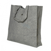 Albi Eco Tasche aus waschbarem Faltpapier - grau 37 cm x 37 cm x 9,5 cm