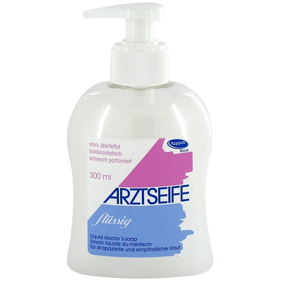 Kappus Antibakterielle medizinische Flüssigseife mit UREA-Spender 300 ml
