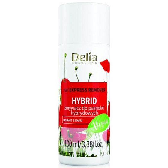 Delia Cosmetics Nagellackentferner acetonfreier Entferner für künstliche Nägel 100 ml