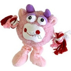 Tommi Plush Spook rosa Pfeifenspielzeug für Hunde 21 cm