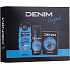 Denim Original Aftershave 100 ml + Deospray 150 ml + Duschgel 250 ml, Kosmetikset für Männer