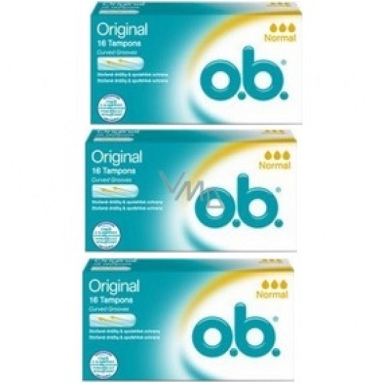 ob Original Normal Tampons 3 x 16 Stück