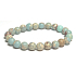 Jaspis / Shushan Stein Armband elastischer Naturstein, Kugel 8 mm / 16 - 17 cm