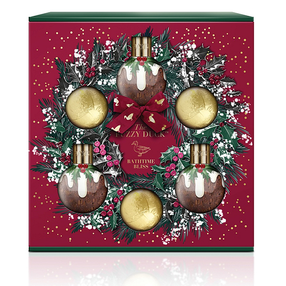 Baylis & Harding Winterkönigreich Waschgel 100 ml + Badecreme 100 ml + Badeschaum 100 ml + prickelnde Badekugel 3 x 100 g, Kosmetikset für Frauen