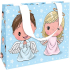 Nekupto Geschenkpapier Tasche mit Prägung 23 x 18 cm Weihnachtsengel