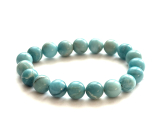 Larimar Armband 10mm/16 - 17cm, Liebe, Ruhe, Ausgeglichenheit
