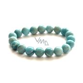 Larimar Armband 10mm/16 - 17cm, Liebe, Ruhe, Ausgeglichenheit