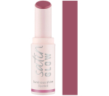 Essence Satin Glow Luminous Shine lesklá rtěnka 04 Let´s Get Mauvin 3,5 g
