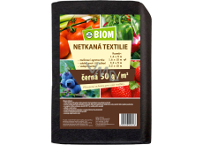 Biom netkaná textílie černá 17 g/m² velikost 1,6 x 10 m
