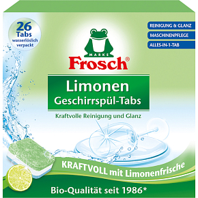 Frosch Eko Zitrone All in 1 Geschirrspültabletten, 26 Stück