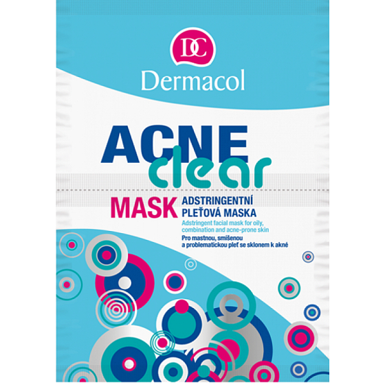 Dermacol Acneclear Adstringierende Maske für problematische Haut 2 x 8 g