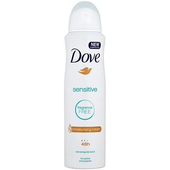 Dove Sensitive Antitranspirant Deodorant Spray für Frauen 150 ml