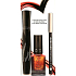 Gabriella Salvete D Amore Mascara schwarz 12 ml + Sterne Emaille Nagellack 03 Intense Coral 11 ml + Eyeliner Contour Augenstift 01 schwarz 1,5 g, Kosmetikset