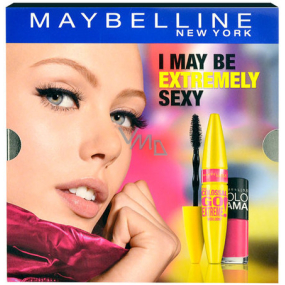 Maybelline Colossal Go Extreme! Volum Very Mascara Schwarz 9,5 ml + Colorama Nagellack 006 7 ml, Kosmetikset
