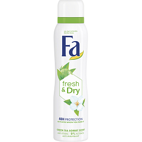 Fa Fresh & Dry Green Tea Deodorant ohne Alkohol, 150 ml