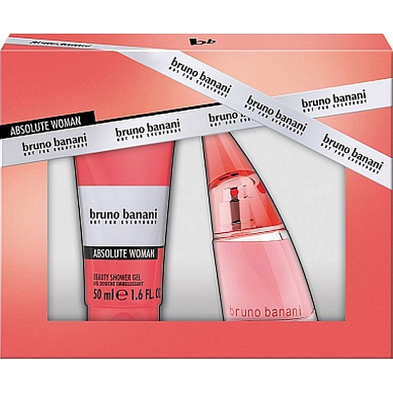 Bruno Banani Absolutes Eau de Toilette für Frauen 20 ml + Duschgel 50 ml, Geschenkset