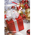 Nekupto Geschenk Papiertüte 32,5 x 26 x 13 cm Rote Flasche und Kerze
