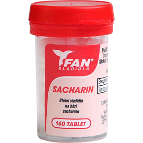 Fan Süßstoffe, Saccharin, Alternativzuckersüßstoff, 160 Tabletten, 10 g