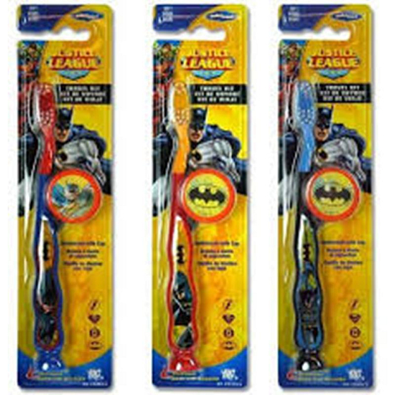 Batman 3D Soft Zahnbürste für Kinder mit Kappe 1 Stück