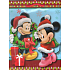 Nekupto Geschenk Papiertüte 23 x 18 x 10 cm Mickey Mouse Weihnachten 1189 WLGM