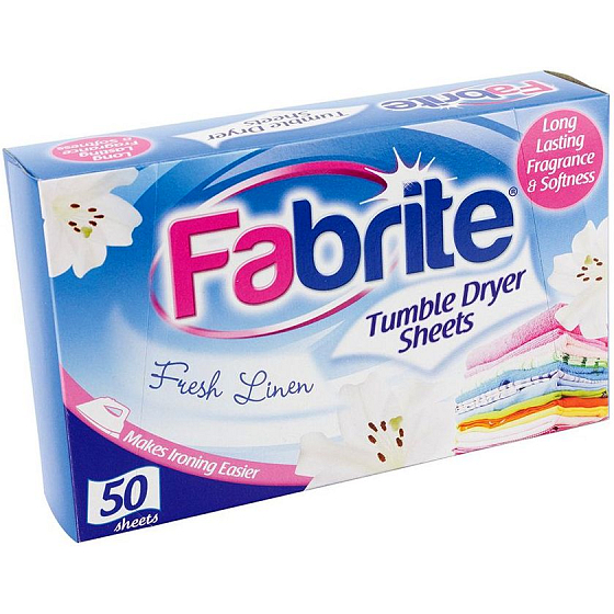 Fabrite Fresh Linen Duft für Trockentücher 50 Stück