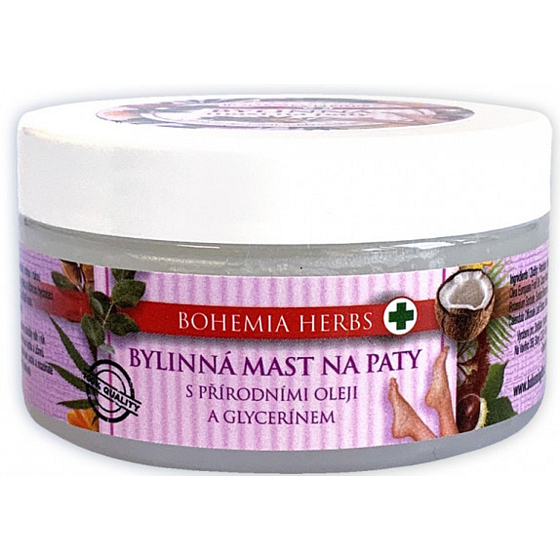 Bohemia Gifts Herbs Kräutersalbe für Fersen und Schwielen mit natürlichen Ölen 100 ml