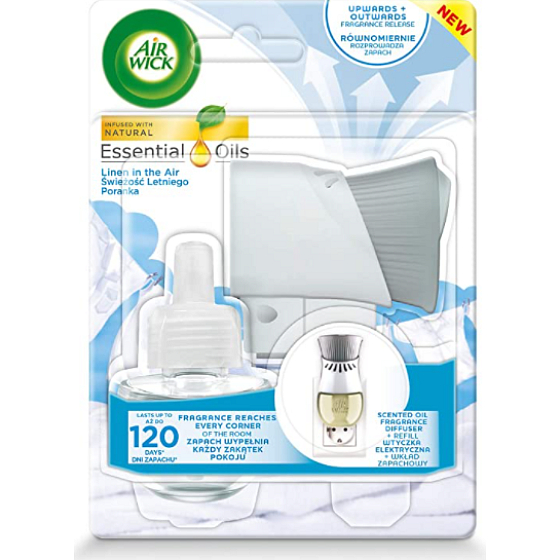 Air Wick Life Scents Leinen in der Luft - Leinen im Wind elektrischer Lufterfrischer Set 19 ml