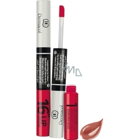 Dermacol 16H Lip Color lang anhaltende Lippenfarbe 24 3 ml und 4,1 ml